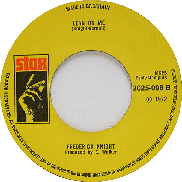 Frederick Knight – I've Been Lonely For So Long (VG+/Generic) – 7", UK 1972 - Image 4