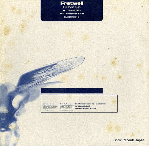 Fretwell – Fill Me Up (VG+/VG+) – 12", UK 2005 - Image 2
