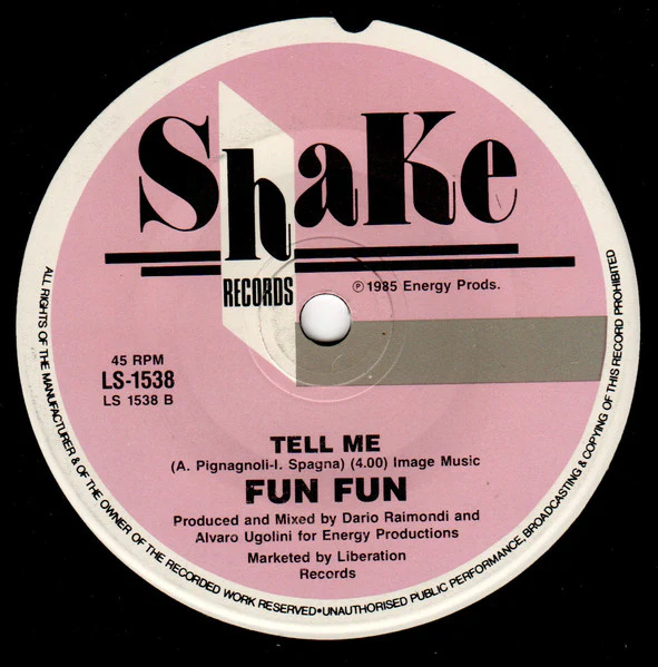 Fun Fun – Give Me Your Love (VG+/Generic) – 7", AU 1985 - Image 2