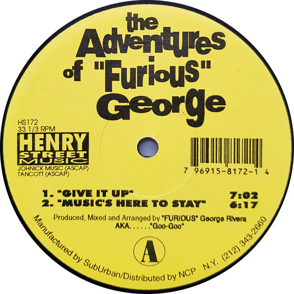 Furious George – The Adventures Of "Furious" George (VG+/Generic) – 12", US 1995