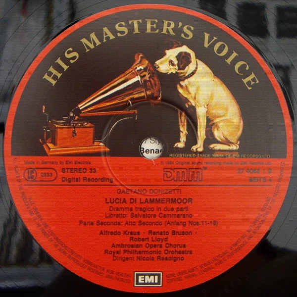 Gaetano Donizetti, Edita Gruberova, Alfredo Kraus, Renato Bruson, Robert Lloyd, The Ambrosian Opera Chorus, Royal Philharmonic Orchestra, Nicola Rescigno – Lucia Di Lammermoor (E/VG+) – 3xLP, DE 1984 - Image 10