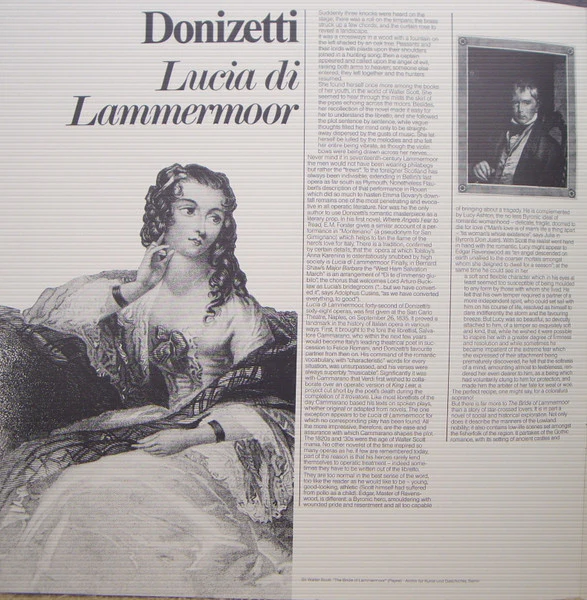 Gaetano Donizetti, Edita Gruberova, Alfredo Kraus, Renato Bruson, Robert Lloyd, The Ambrosian Opera Chorus, Royal Philharmonic Orchestra, Nicola Rescigno – Lucia Di Lammermoor (E/VG+) – 3xLP, DE 1984 - Image 4