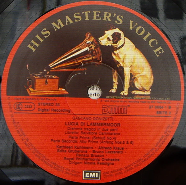 Gaetano Donizetti, Edita Gruberova, Alfredo Kraus, Renato Bruson, Robert Lloyd, The Ambrosian Opera Chorus, Royal Philharmonic Orchestra, Nicola Rescigno – Lucia Di Lammermoor (E/VG+) – 3xLP, DE 1984 - Image 8