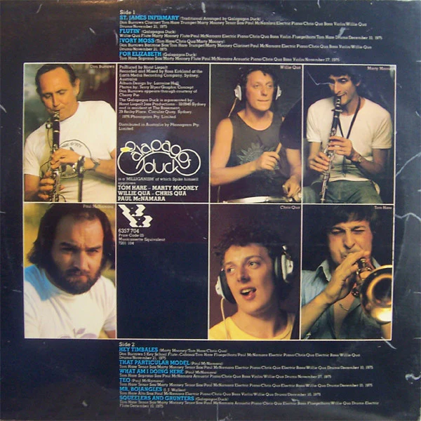 Galapagos Duck, Don Burrows – St James (VG/VG+) – LP, AU 1976 - Image 2