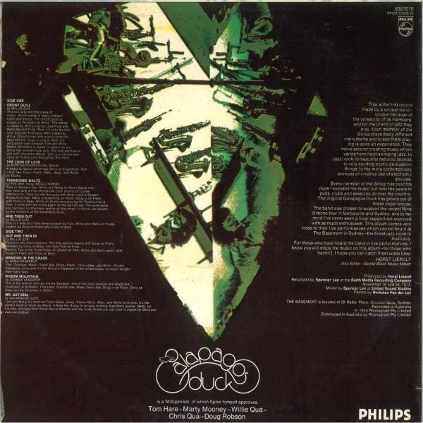 Galapagos Duck – Ebony Quill (VG/VG+) – LP, AU 1974 - Image 2