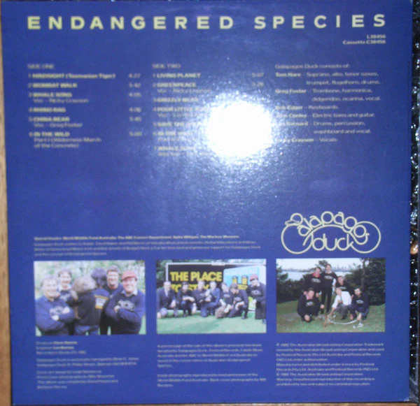 Galapagos Duck – Endangered Species (NM/VG+) – LP, AU 1985 - Image 2