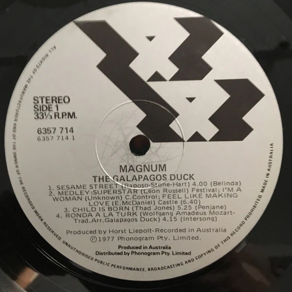 Galapagos Duck – Magnum (VG+/VG+) – LP, AU 1977 - Image 3