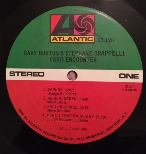 Gary Burton, Stéphane Grappelli – Paris Encounter (VG+/VG+) – LP, US 1972 - Image 3