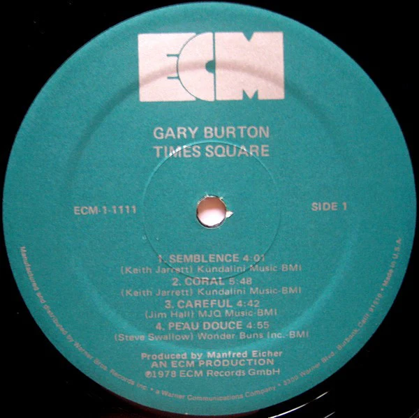 Gary Burton – Times Square (E/E) – LP, US 1978 - Image 3