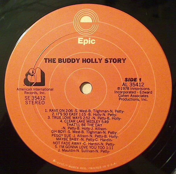 Gary Busey – The Buddy Holly Story (VG+/VG+) – LP, US 1978 - Image 3