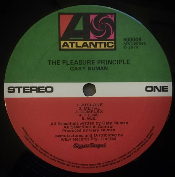 Gary Numan – The Pleasure Principle (VG+/VG+) – LP, AU 1979 - Image 3