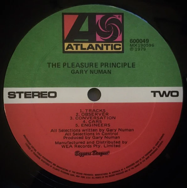 Gary Numan – The Pleasure Principle (VG+/VG+) – LP, AU 1979 - Image 4
