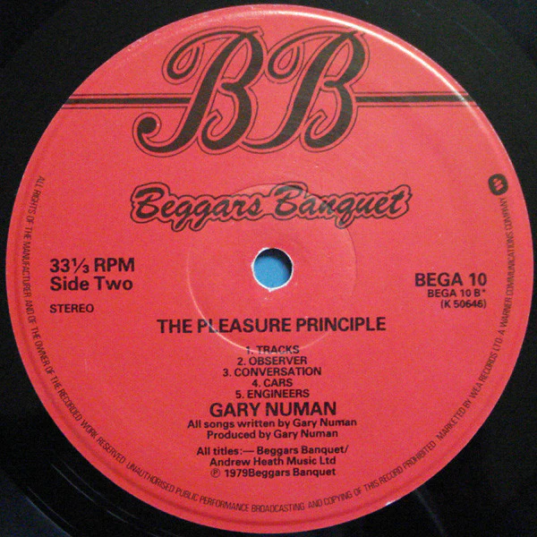 Gary Numan – The Pleasure Principle (VG/VG+) – LP, UK 1979 - Image 4