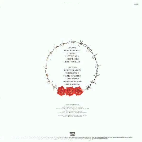 Gas – Gas (VG+/VG) – LP, AU 1990 - Image 2