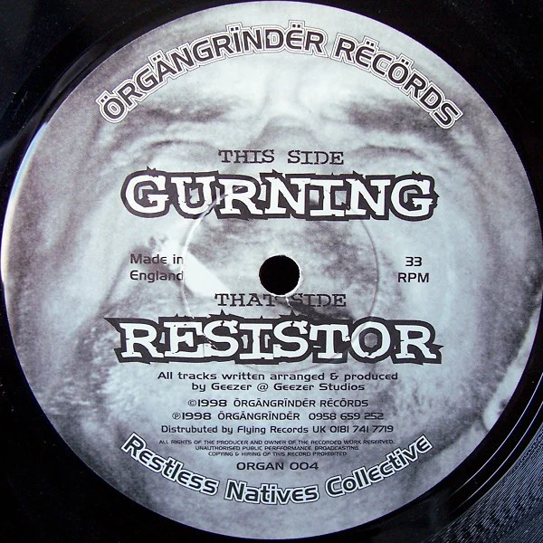 Geezer – Resistor / Gurning (VG/Generic) – 12", UK 1998