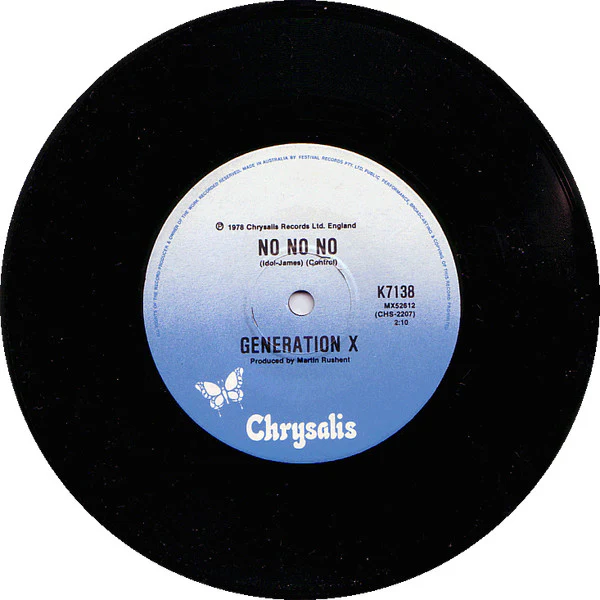 Generation X – Ready Steady Go (E/Generic) – 7", AU 1978 - Image 2