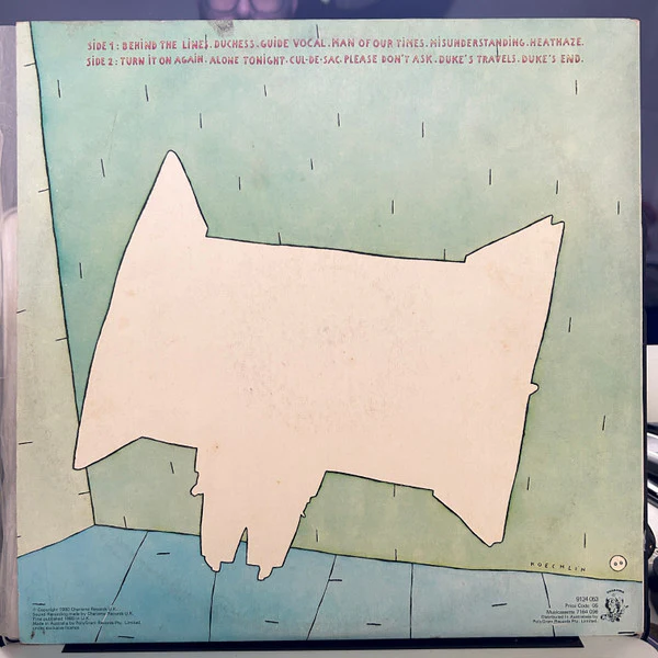 Genesis – Duke (VG+/VG+) – LP, Australasia 1980 - Image 2