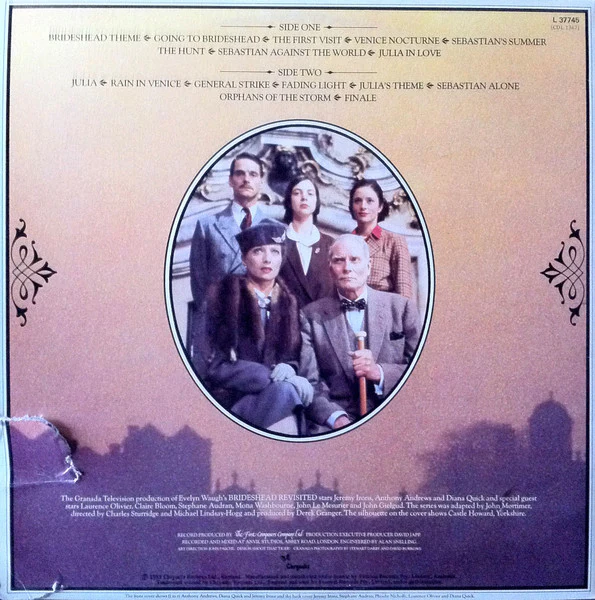 Geoffrey Burgon – Brideshead Revisited (VG+/VG+) – LP, AU 1981 - Image 3