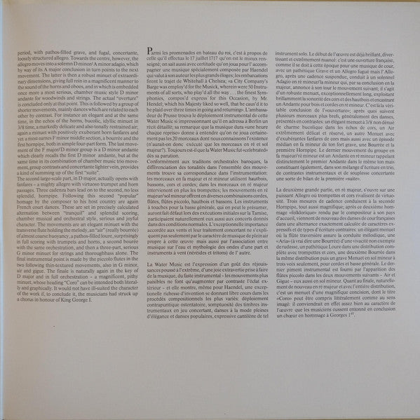 Georg Friedrich Händel, Concentus Musicus Wien, Nikolaus Harnoncourt – Water Musick (E/VG+) – LP, EU 1978 - Image 3