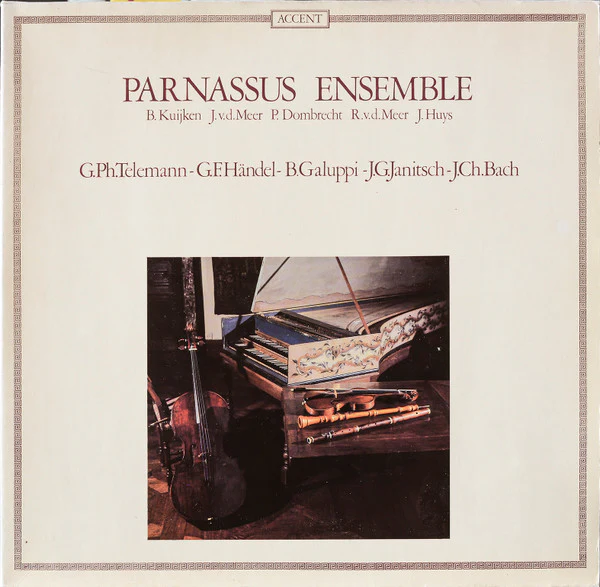 Georg Philipp Telemann, Georg Friedrich Händel, Baldassare Galuppi, Johann Gottlieb Janitsch, Johann Christian Bach, Parnassus Ensemble – Parnassus Ensemble (NM/VG+) – LP, BE 1979