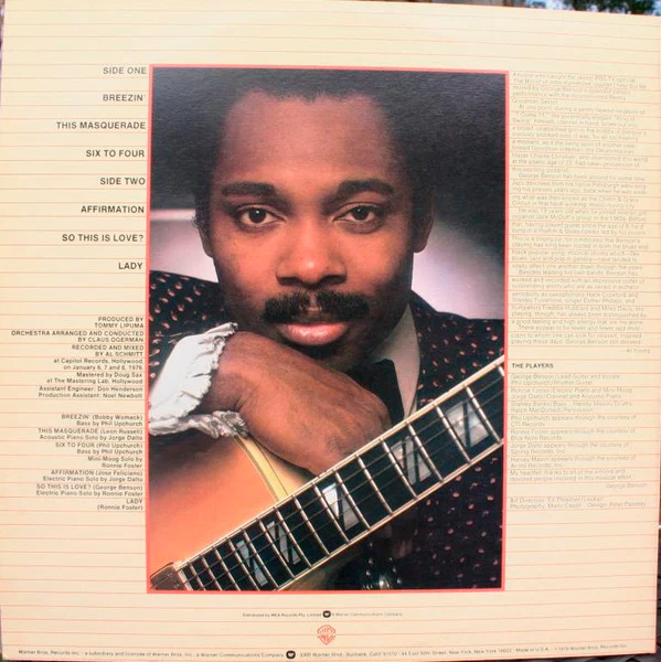George Benson – Breezin' (VG/VG+) – LP, AU 1976 - Image 2