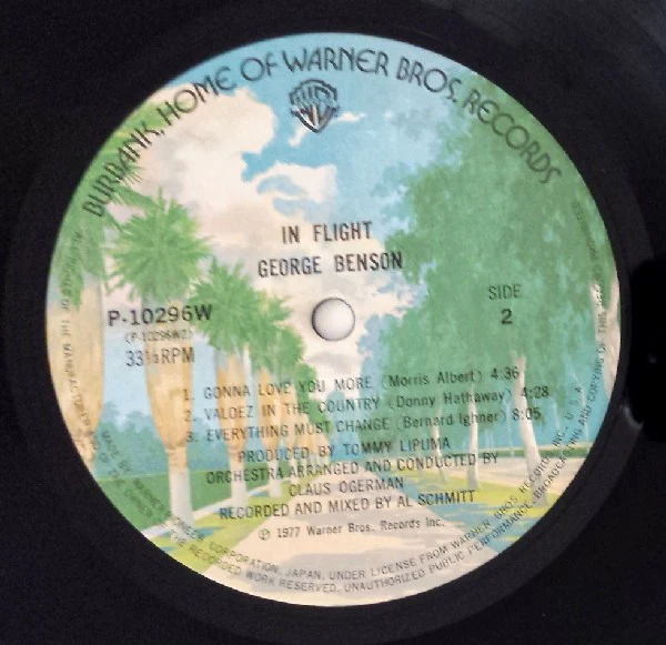 George Benson – In Flight (E/VG+) – LP, JP 1977, No OBI - Image 3