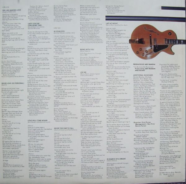 George Benson – In Your Eyes (E/VG+) – LP, AU 1983 - Image 4