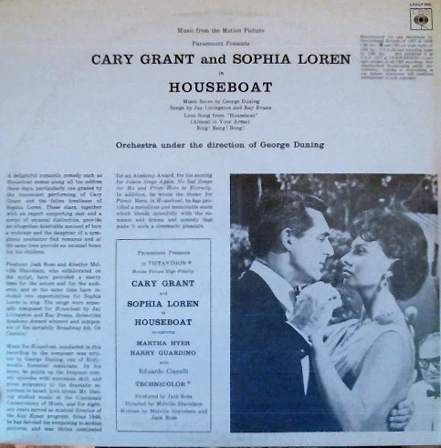 George Duning – Houseboat (VG+/VG+) – LP, AU - Image 2