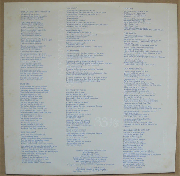 George Harrison – Thirty Three & 1/3 (VG+/VG) – LP, AU 1976 - Image 7