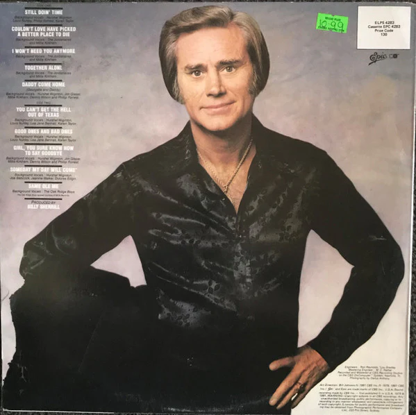 George Jones – Still The Same Ole Me (VG+/VG+) – LP, AU 1981 - Image 3