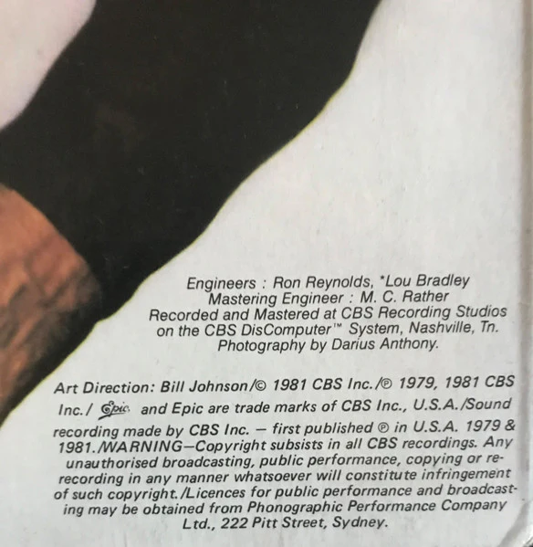 George Jones – Still The Same Ole Me (VG+/VG+) – LP, AU 1981 - Image 5
