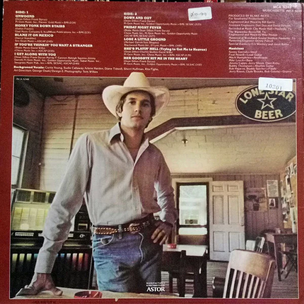George Strait – Strait Country (VG+/VG) – LP, AU 1981 - Image 2