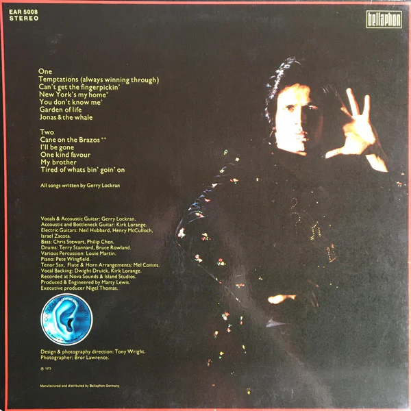 Gerry Lockran – Pinup (VG+/VG+) – LP, DE 1973 - Image 2