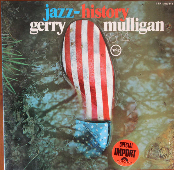 Gerry Mulligan – Jazz - History Vol. 14 (VG+/VG+) – 2xLP, DE 1972