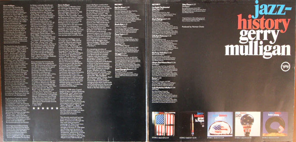 Gerry Mulligan – Jazz - History Vol. 14 (VG+/VG+) – 2xLP, DE 1972 - Image 2