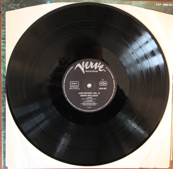 Gerry Mulligan – Jazz - History Vol. 14 (VG+/VG+) – 2xLP, DE 1972 - Image 4