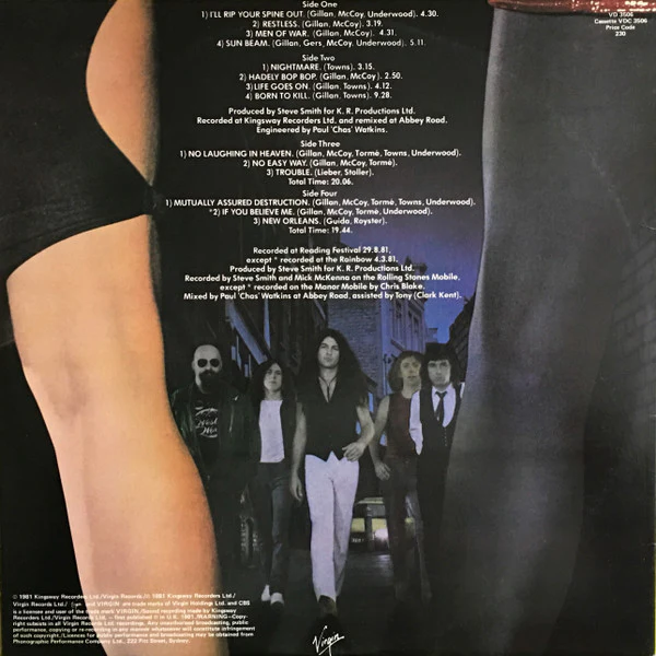 Gillan – Double Trouble (VG+/VG) – 2xLP, AU 1981 - Image 2