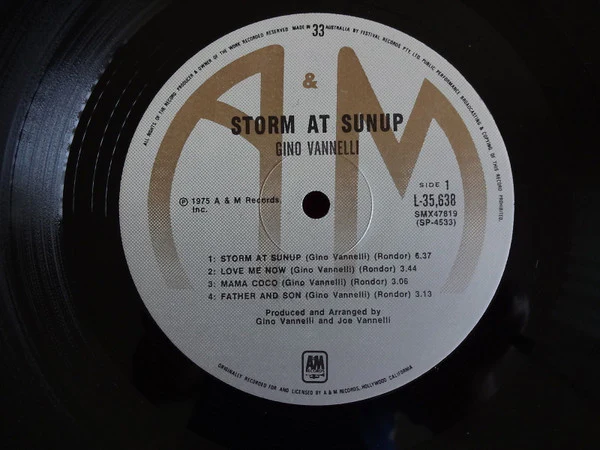 Gino Vannelli – Storm At Sunup (VG+/VG) – LP, AU 1975 - Image 4