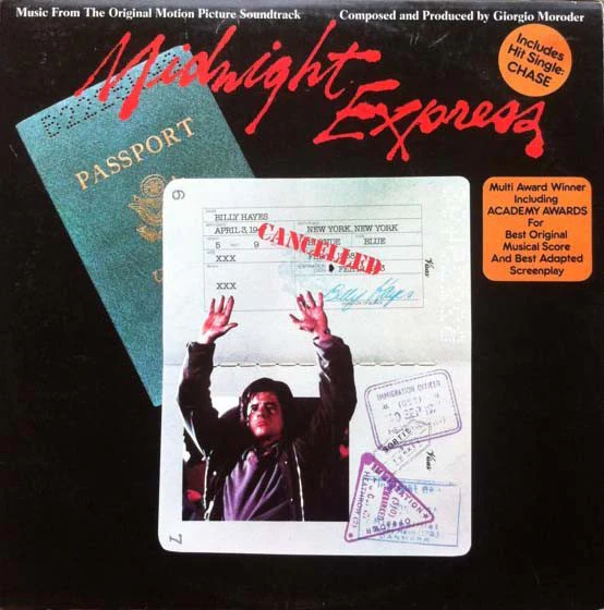 Giorgio Moroder – Midnight Express (Music From The Original Motion Picture Soundtrack) (VG/VG+) – LP, AU 1978