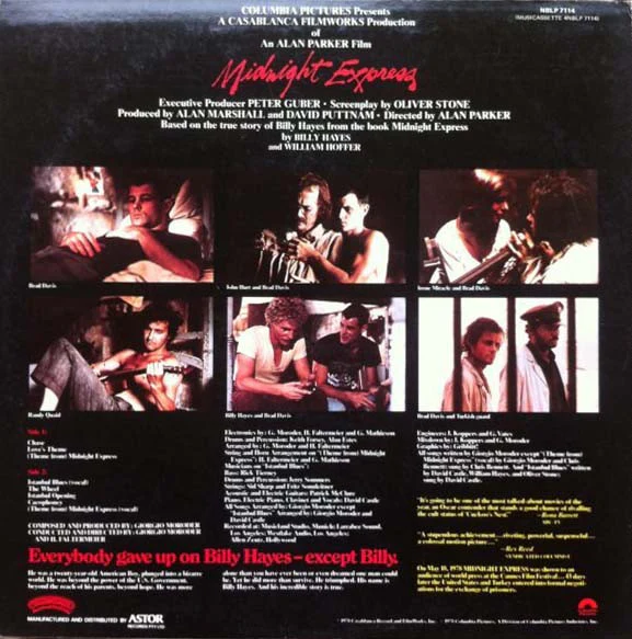 Giorgio Moroder – Midnight Express (Music From The Original Motion Picture Soundtrack) (VG/VG+) – LP, AU 1978 - Image 2