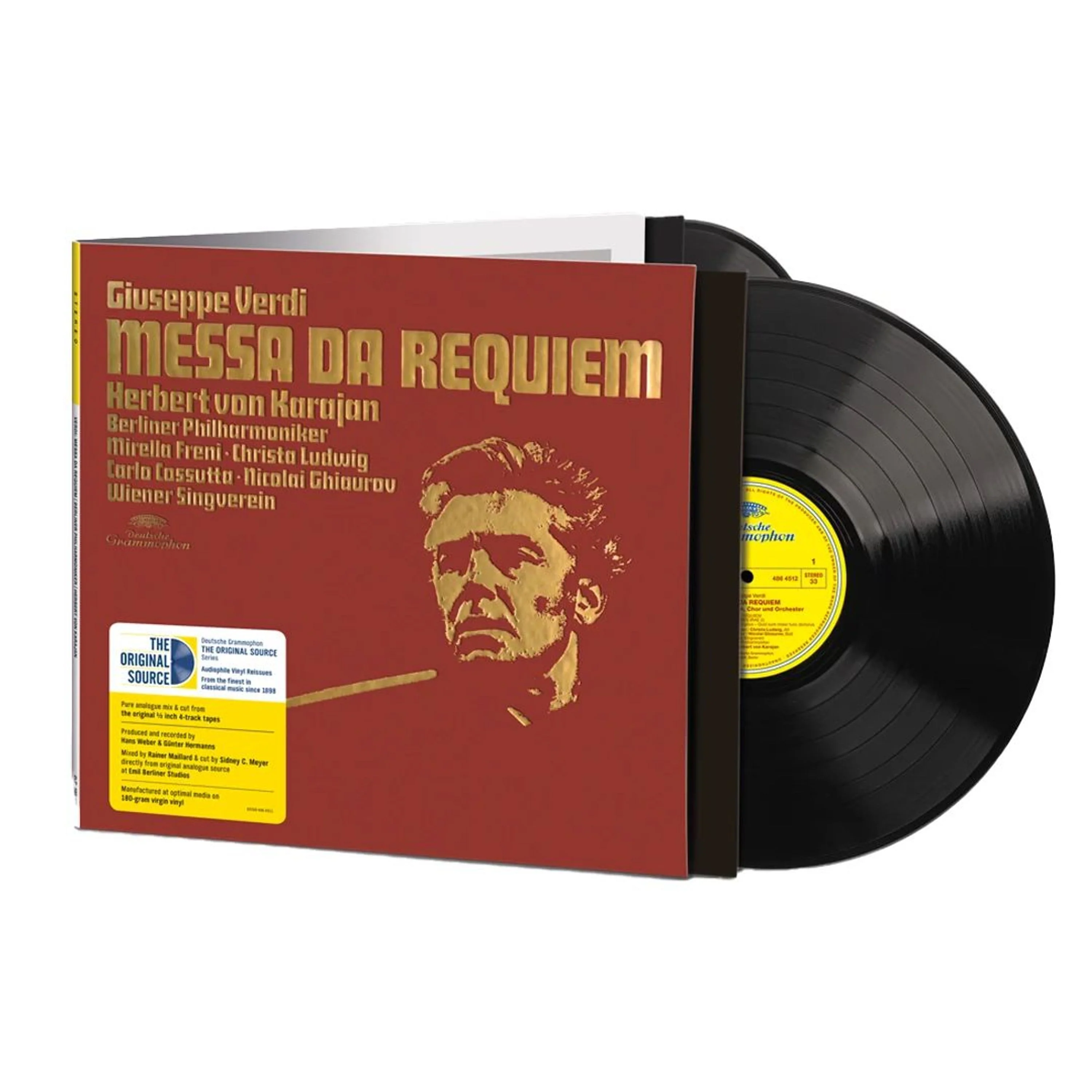 Verdi Messa da Requiem – Herbert von Karajan: Original Source Series (2xLP, 180g, Original Source Series)