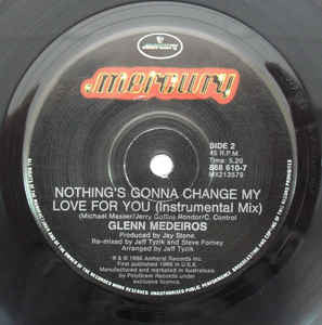 Glenn Medeiros – Nothing's Gonna Change My Love For You (E/Generic) – 7", Australasia 1986 - Image 2