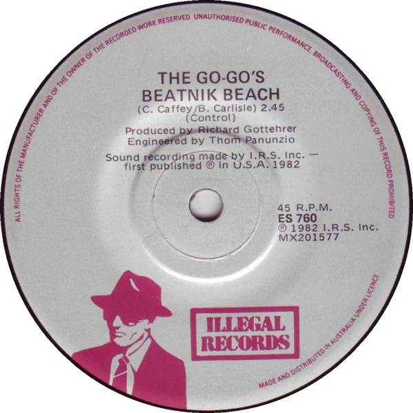 Go-Go's – Vacation (VG+/VG+) – 7", AU 1982 - Image 4