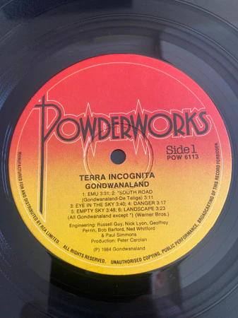 Gondwanaland Project – Terra Incognita (VG+/VG+) – LP, AU 1984 - Image 3