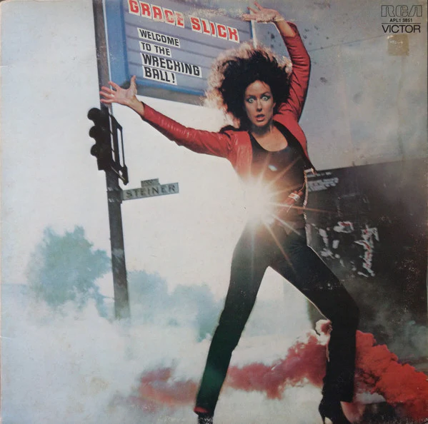 Grace Slick – Welcome To The Wrecking Ball! (VG/VG+) – LP, AU 1981