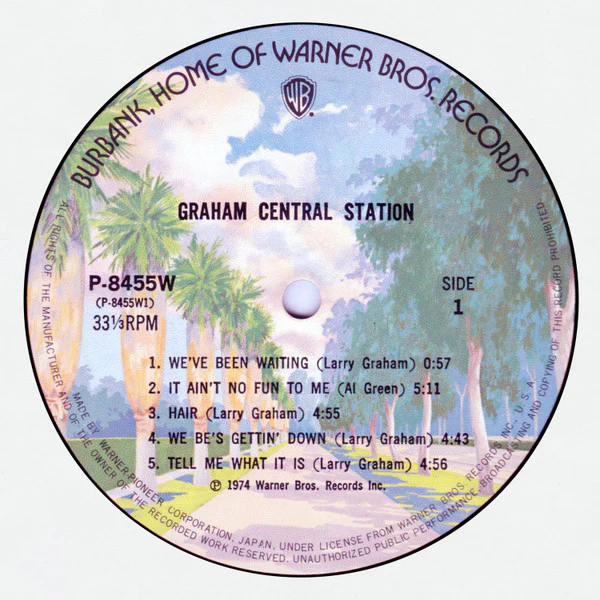 Graham Central Station – Graham Central Station (VG/VG) – LP, JP 1974, No OBI - Image 3