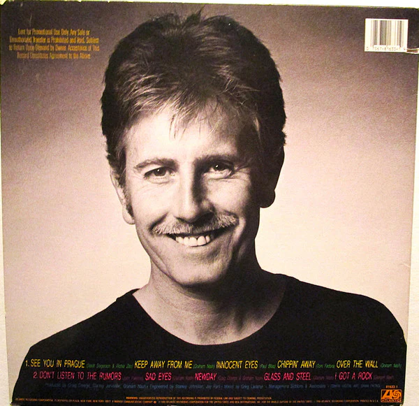 Graham Nash – Innocent Eyes (VG+/VG+) – LP, US 1986 - Image 4