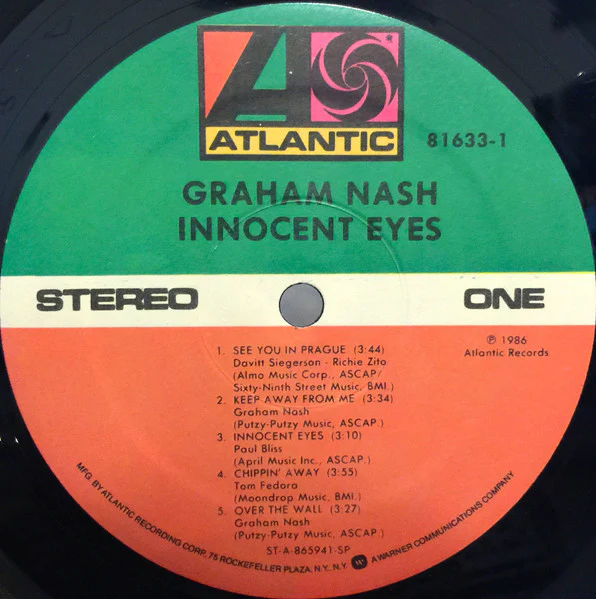 Graham Nash – Innocent Eyes (VG+/VG+) – LP, US 1986 - Image 6