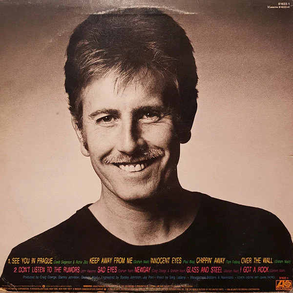 Graham Nash – Innocent Eyes (VG+/VG+) – LP, AU 1986 - Image 2