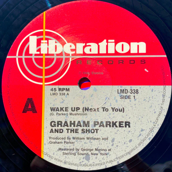 Graham Parker And The Shot – Wake Up (Next To You) (E/VG+) – 12", AU 1985 - Image 3